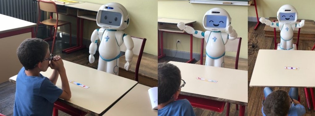 QTrobot teaching receptive language and identification to children with ASD