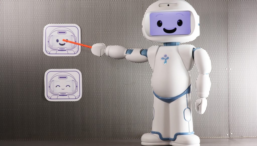 robot for autism teaching social skills to children with ASD