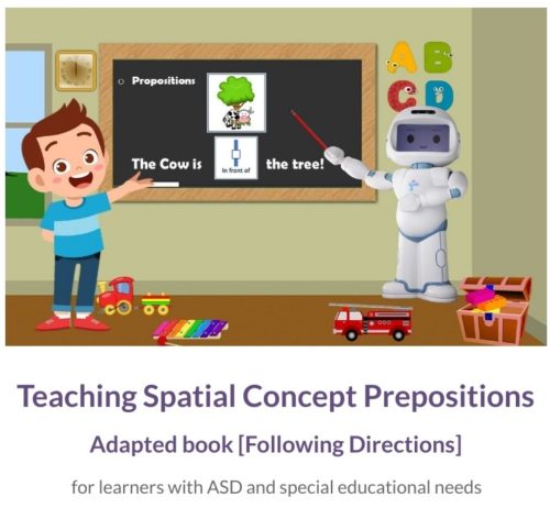 teaching following directions related to spatial prepositions to kids with autism