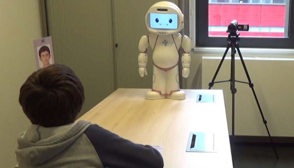 robot teaching emotions to learners with autism