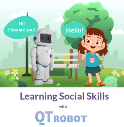 teaching social skills to children with autism using a robot called QTrobot