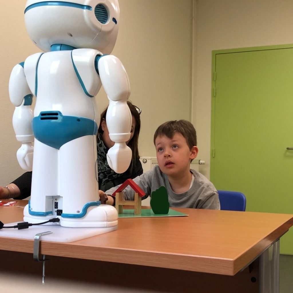 QTrobot, Educational robot for at home education of children with