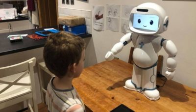 robot tutor for home for autism therapy
