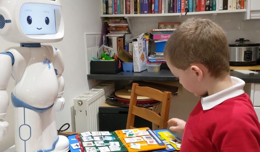 QTrobot teaches new unexpected skills to children with autism after consistent use! 7 months using QTrobot – a lot done, more to do