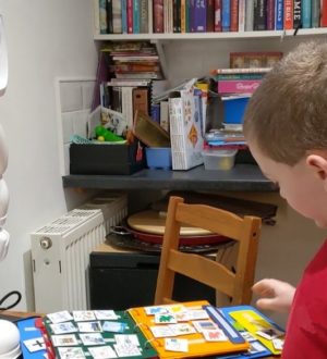 QTrobot teaches new skills to children with autism at home