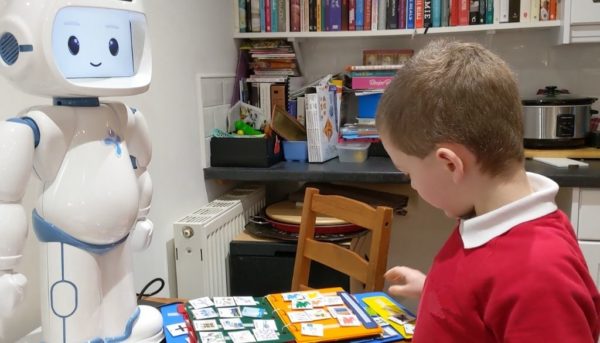 QTrobot teaches new skills to children with autism at home