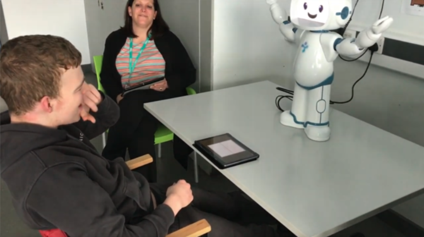 QTrobot at bridge college Helping learners with autism engage better