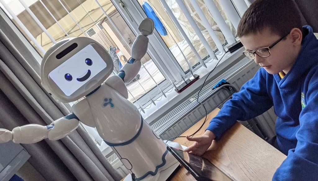 QTrobot, Educational robot for at home education of children with