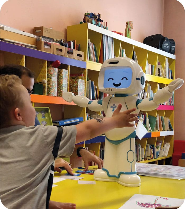 robot for special needs education school