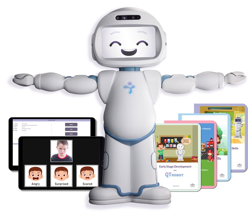 QTrobot-solution-for-home and school-eduction-of-autistic-children