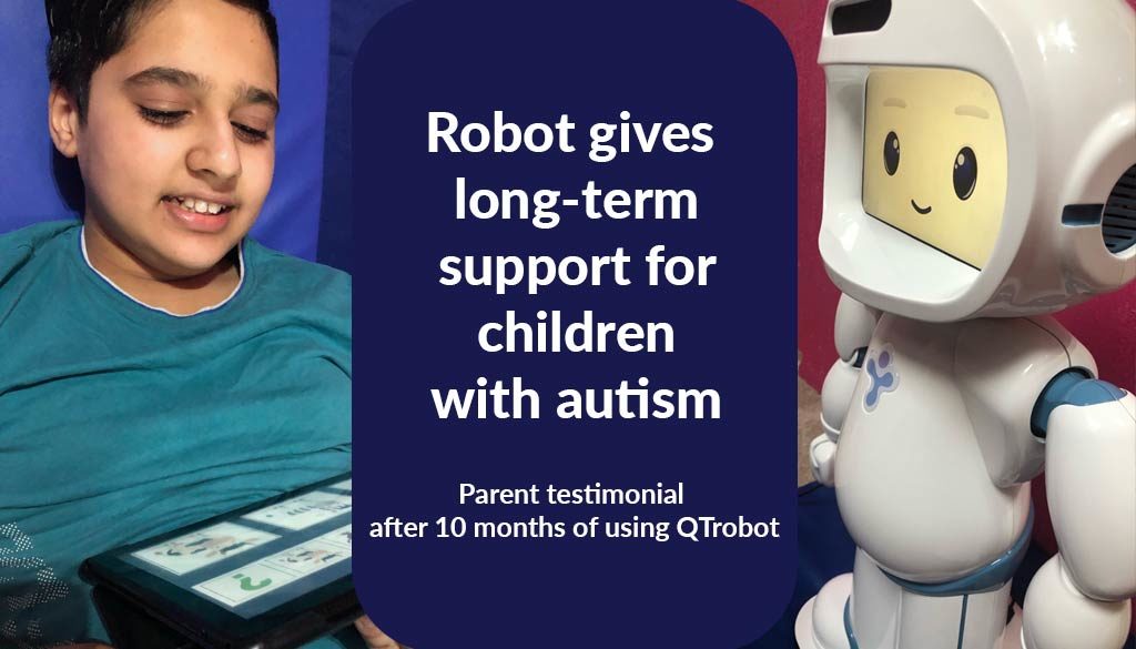 QTrobot a new fun way of learning for children with autism parent testimonial