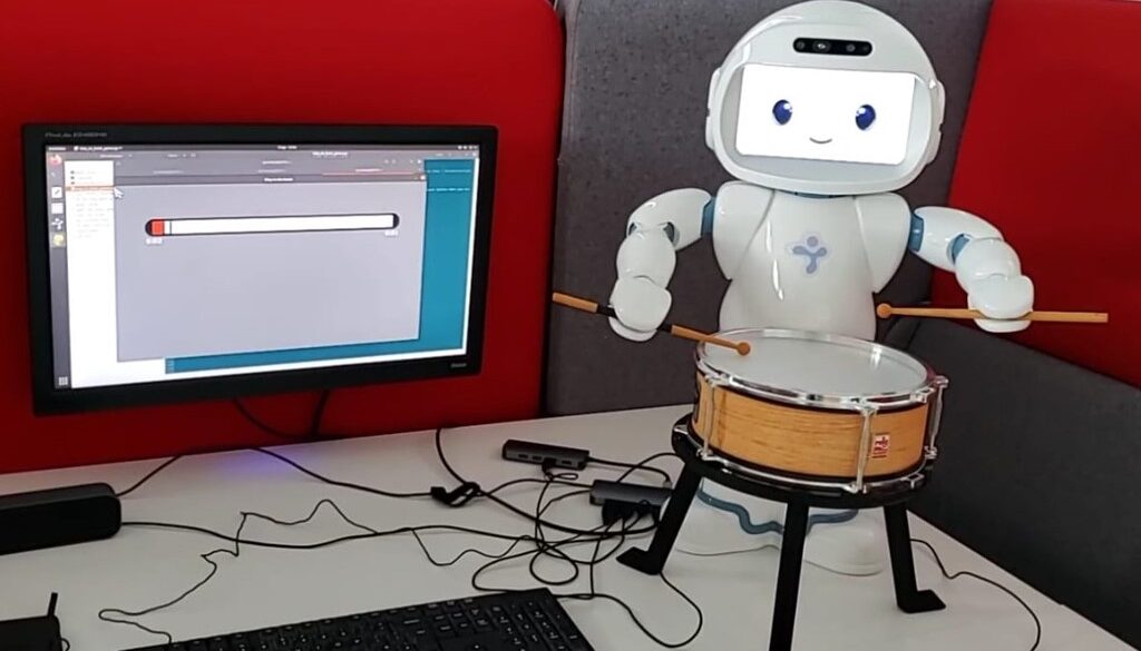 Robotic Music Therapy Assistant for Elderly Care