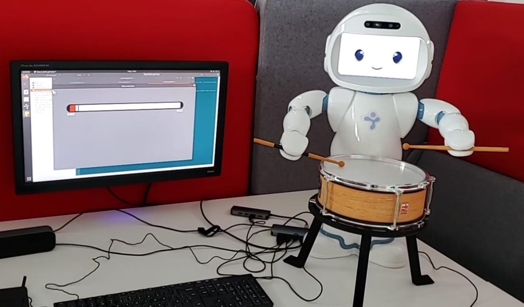 Robotic Music Therapy Assistant for Elderly Care