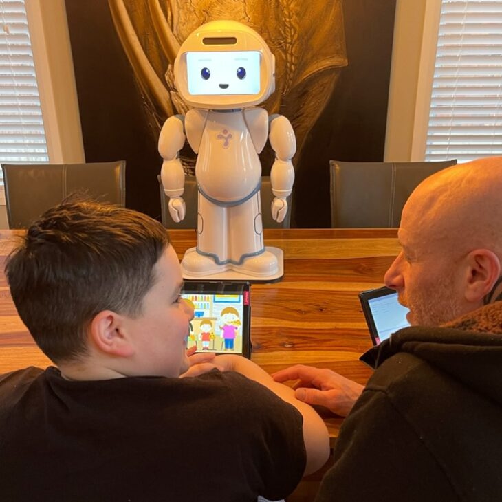 therapy robot helps autistic children with their communication and social skills