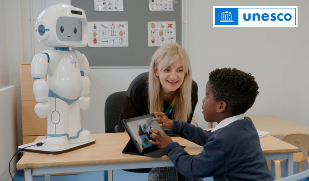 UNESCO Report Highlights School’s Successful Use of QTrobot for Inclusive Education autism and SEN