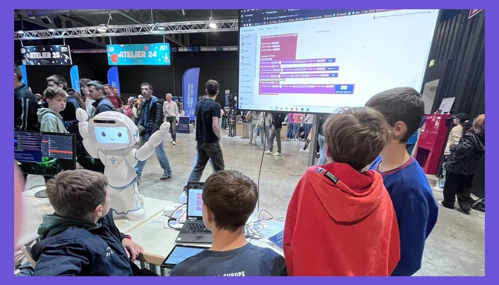 QTrobot-teaching coding to kids QTrobot-teaching coding to kids